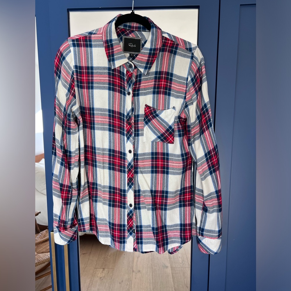 Rails soft plaid shirt. Women’s xs. Good condition,  no rips, holes or tears.